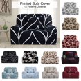 thumbnail image 1 of CHOK Housse de Sofa Extensible en Spandex pour Causeuse Fleur Rouge Moyen, 1 of 6