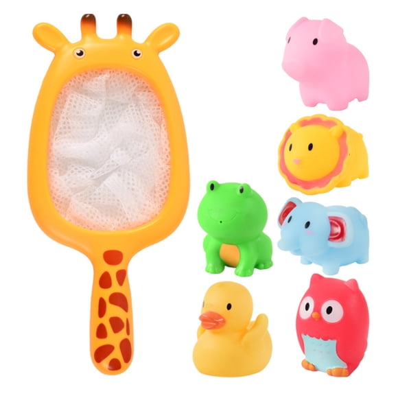 Binwennn Children's Water Spray Temperature-sensitive Color-changing Animal Bathroom Toy 5 Month Old for Babies Baby Girl Baby Bath Seat for Tub Suction Cup 10 And under Items for Toddler Boys Sit And