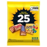 MARS Candies chocolat Halloween, Taille amusante assorties, 25 Nombre