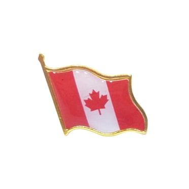 Riforla Épinglette Drapeau du Canada Épinglettes de Revers Nationales Canadiennes Épinglette Prooch Patriotique Badge du Canada Broche Rouge