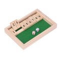 thumbnail image 3 of Dice Flip Tiles Game, Wear Resistant Educational Toy Mellow Portable Flip Tile Board Game  For Friends Gathering Green, 3 of 8