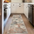 thumbnail image 1 of KUETH 2'x7' Area Rugs for Living Room, Non Slip Machine Washable Vintage Indoor Rug, Low Pile Print Rug for Bedroom Dining Room Home Office, 1 of 8