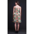 thumbnail image 3 of Bimba Robe Cocktail Florale pour Femme, Smockée, au-Dessus du Genou, Fluide, d'Été, Robe Soleil - Très Petit, 3 of 5