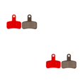 thumbnail image 3 of Baohd 1/2/3/5 10pair Lightweight Brake Pad For Wide Compatibility Durable Brake Pads JY-11H 2PCS, 3 of 6