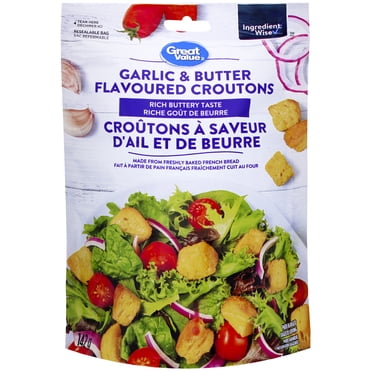Great Value Garlic and Butter Flavoured Croutons