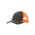 thumbnail image 1 of Top Headwear Snapback Trucker Cap - Steel Grey/Neon Orange, 1 of 2