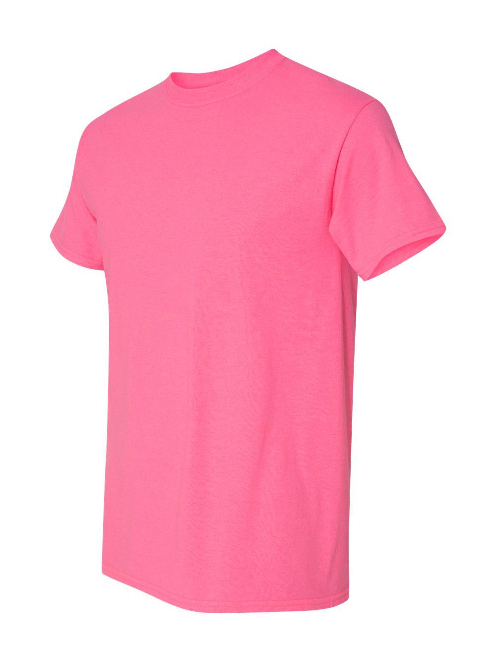 Gildan - Heavy Cotton T-Shirt - 5000 - Safety Pink - Size: 2XL