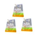 thumbnail image 2 of 3 Pieces Rice Dispenser Seal Bag Leakproof with Lid and Funnel Dry Food Storage 0.5kg, 2 of 9