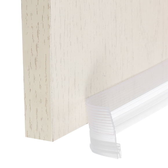 Uxcell Door Draft Stopper, 1.57 in x 6.6 ft Weather Stripping Door Seal Door Sweep Door Draft Blocker Under Door Gap Filler Insulator Noise Stopper for Door & Windows Gaps, Clear