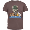 thumbnail image 1 of Oktoberfest Funny Cat Let's Get Lit Mens T Shirt, 1 of 1