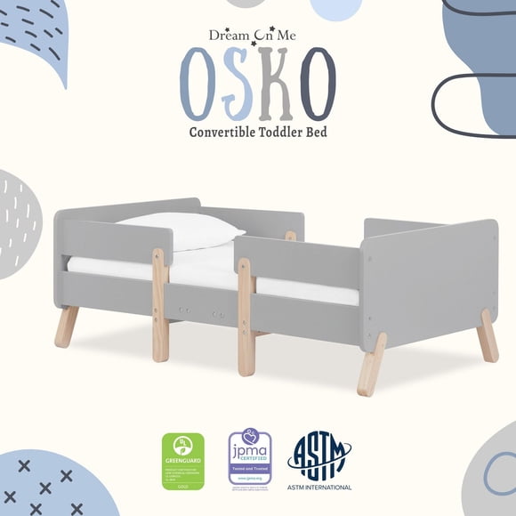 Dream On Me Osko Convertible Toddler Bed