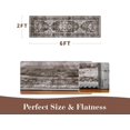 thumbnail image 2 of -Area Rug X Rugs for Living Room- Machine Washable Rug-Soft Living Room Rug-Vintage Non Slip Carpet-Rugs for Bedrooms Dining Room Living Room Office, 2 of 7