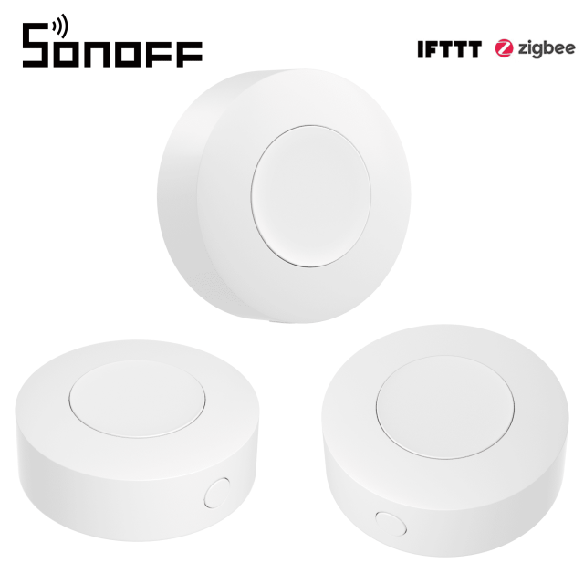 SONOFF Zigbee Smart Wireless Mini Switch, Requires Zigbee Hub, Zigbee Connection, Versatile Control Button for Smart Home Devices, Compatible with Alexa Google home, Works with IFTTT