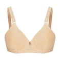 thumbnail image 1 of Woman Bra Full-Coverage Bra Feature V-Neck Nursing Bra Style W-1051 Khaki XXL, 1 of 4