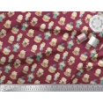 thumbnail image 2 of Soimoi Poly Georgette Fabric Cute Girl Kids Print Fabric by Yard 42 Inch Wide, 2 of 5