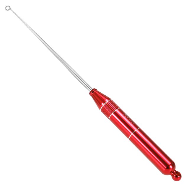 RTI RTI-HR40 Retire-Hameçon en Acier Inoxydable et Alliage d'Aluminium, Rouge - Outil Essentiel pour les Pêcheurs, Conception Compacte et Légère pour Petits à Moyens Poissons