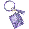 thumbnail image 2 of RKSTN Keychain Large Bracelet Keychain Card Tassel Bangle Key Ring Wristban With Wallet Keychain, 2 of 2