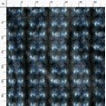 thumbnail image 3 of Soimoi Blue polyester Crepe Fabric Scared Geometric Galaxy Printed Craft Fabric by the Yard 52 Inch Wide, 3 of 6