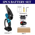 thumbnail image 2 of 3000W 6 Inch Brushless Electric Saw Rechargeable Electric Chainsaw Woodworking Tool with Battery For 18V Battery, 2 of 7