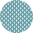 thumbnail image 1 of Ahgly Company Machine Washable Indoor Round Transitional Aquamarine Stone Green Area Rugs, 5' Round, 1 of 7