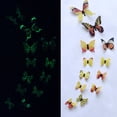 thumbnail image 2 of Agiferg 12pcs Luminous Butterfly Design Decal Art Wall Stickers Room Magnetic Home Decor, 2 of 2