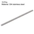 thumbnail image 2 of Unique Bargains M3 x 70mm Fully Threaded Rod 304 Stainless Steel Right Hand Threads 15 Pack, 2 of 4