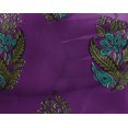 thumbnail image 4 of oneOone Georgette Viscose Fabric Leaves & Floral Block Decor Fabric Printed BTY 42 Inch Wide, 4 of 6