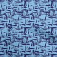 thumbnail image 1 of oneOone Cotton Poplin Twill Blue Fabric Abstract Sewing Craft Projects Fabric Prints By Yard 56 Inch Wide, 1 of 4