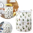 thumbnail image 1 of Patterned Linen Laundry Hamper Without Lid Large Open Top Stylish And Breathable Fabric For Bedroom Or Bathroom Easy And Durable Design And Load Collapsible Laundry Laundry Kids on Wheels Laundry, 1 of 3