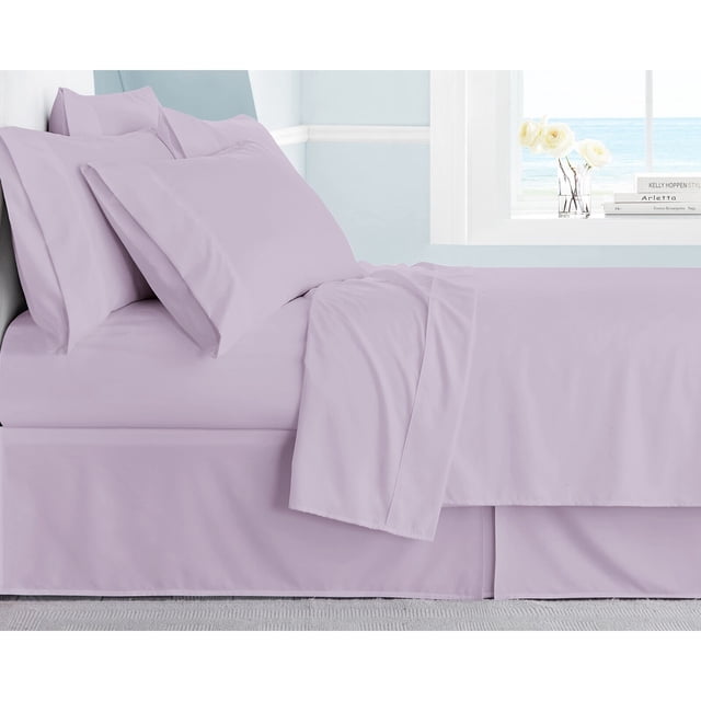 Swift Home Luxury 4-Piece Sheet Set with Extra Pillow Case, Twin, Lavender