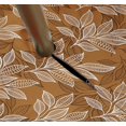 thumbnail image 3 of Vargottam Indoor/OutdoorTablecloth58x102 Inch RectangleTablecloth with Umbrella Hole and Zip- Waterproof PatioTableCloths- TableCovers for Backyard RectangularTable- Tawny Brown, 3 of 5