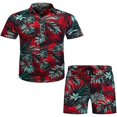 thumbnail image 2 of Stylish Matching Set  Men‘s Printed Shirt and Shorts for Hawaii, 2 of 9