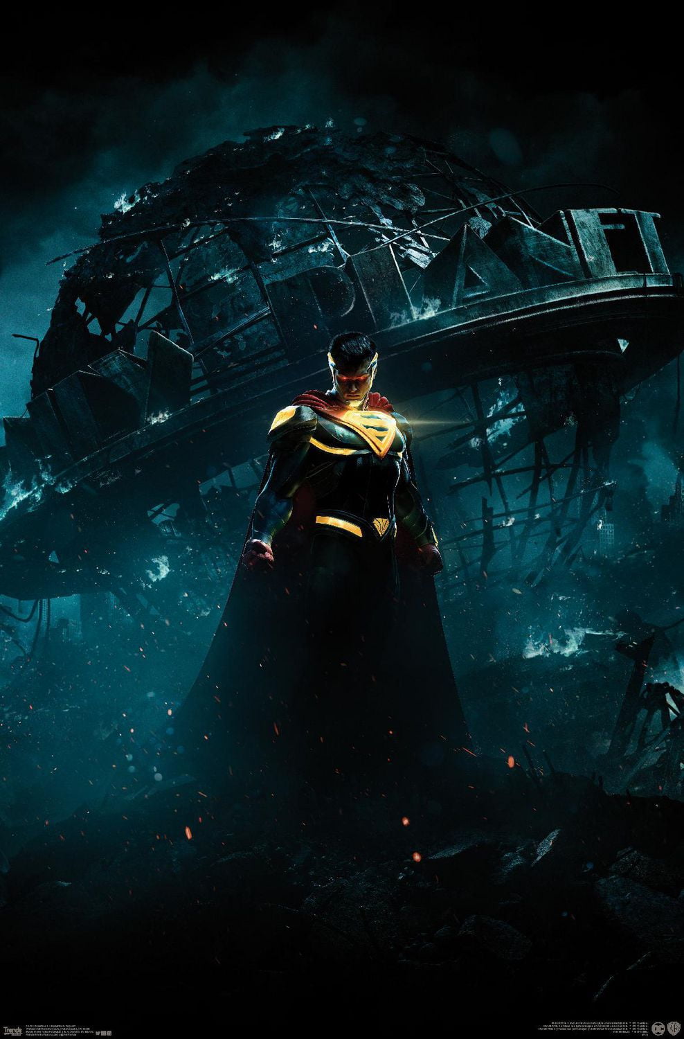 Jeu vidéo DC Comics Injustice : Les Dieux sont parmi nous 2 - Illustration clé de Superman