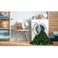 thumbnail image 2 of Ahgly Company Tapis Rectangulaire Lavable en Machine Intérieur Vert Transitionnel, 3 Pieds x 5 Pieds, 2 of 7