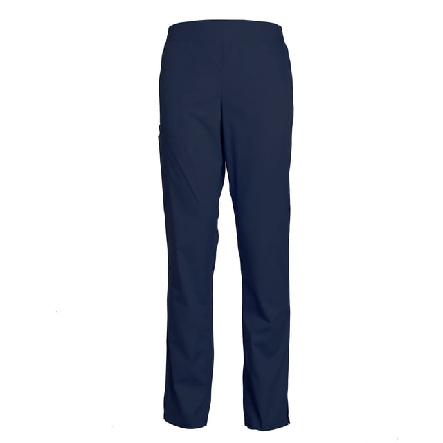 Pantalon d'Uniforme d'Infirmière pour Femmes Coupe Ajustée Jambe Évasée Taille Élastique