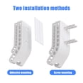 thumbnail image 4 of Meitianfacai Rangement de Piles et Organisateur Support de Rangement de Piles AA/AAA Support de Rangement Mural pour Piles 5 et 7, Blanc, 4 of 6