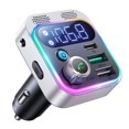 thumbnail image 2 of 2023 Bluetooth 5.2 FM Transmitter For Car FM/AUX Bluetooth Car Adapter Car Charger Bass Boost 3 Ports Charger Bluetooth Adapter, 2 of 4