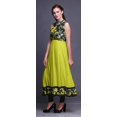 thumbnail image 3 of Bimba Robe Anarkali Aquarelle Black4 pour Femmes, Kurti Imprimée Ethnique Indienne, Longue Kurta, Robe de Soirée, Moyen, 3 of 6