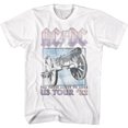 thumbnail image 1 of T-Shirt Blanc pour Adulte AC/DC Those About To Rock Tour 2TG, 1 of 2