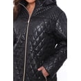 thumbnail image 3 of White Mark Manteau Matelassé pour Femmes, 3 of 5