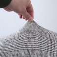 thumbnail image 4 of CHOK 2024 Futon Slipcover Armless Sofa Covers Stretch Sofa Bed Slipcover Protector Elastic (Light Gray Animal), 4 of 8