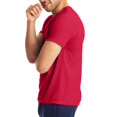 thumbnail image 4 of Hanes T-Shirt à Manches Courtes Col Rond X-Temp pour Hommes Lot de 2, S, Rouge Profond, 4 of 5