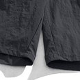 thumbnail image 3 of Diufon Men's Athletic Shorts Cotton Linen Drawstring Waisted Outdoor Sport Shorts Spring Summer Shorts with Pockets, 3 of 6