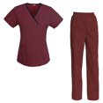 thumbnail image 1 of Women's Scrubs Set Scrub Top and Pants Scrubs Set, 1 of 3