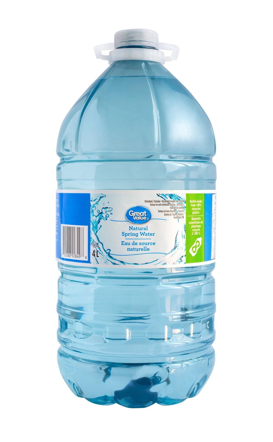 Great Value 4L Natural Spring Water