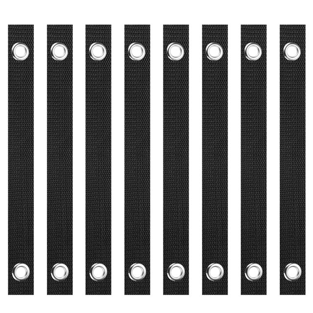 Uxcell Tree Straps for Staking, Tree Support Stakes, Tree Straightening Ties for Newly Planted Sapling Black