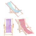 thumbnail image 1 of CNKOO Micro Landscape Mini Beach Chair  Party Decorations Kids 3Pack 4.3X2In, 1 of 8