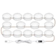 thumbnail image 1 of 1 Set Vanity Mirror Lights Soft Lighting Eye Protection Smart Hand Sensor Adjustable Brightness Illumination 5V Bathroom Mirror Light Dressing Table Lamps for Home Use, 1 of 10