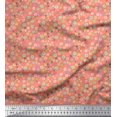 thumbnail image 1 of Soimoi Poly Georgette Fabric Flower Artistic Printed Fabric 1 Yard 42 Inch Wide, 1 of 3