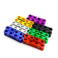thumbnail image 3 of Becaristey 3 Pieces/Set Car Spark Plug Wire Separator Aluminum Electrical Cable Clamp Ignition Clip Auto Decoration Automobile Red, 3 of 6
